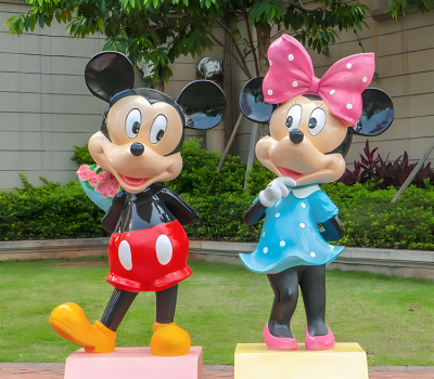 玻璃鋼卡通米老鼠雕塑