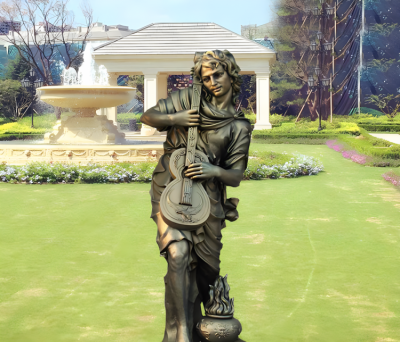 別墅庭院景觀西方音樂人物銅雕塑