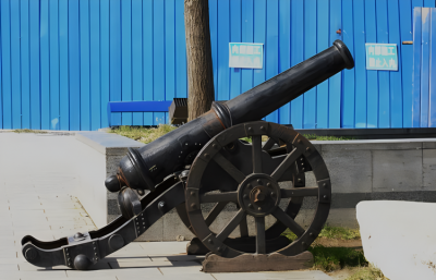 純銅鑄造大炮火炮雕塑