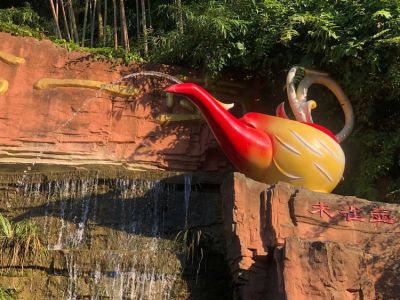 朱雀壺不銹鋼茶壺雕塑