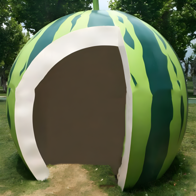 西瓜屋玻璃鋼雕塑