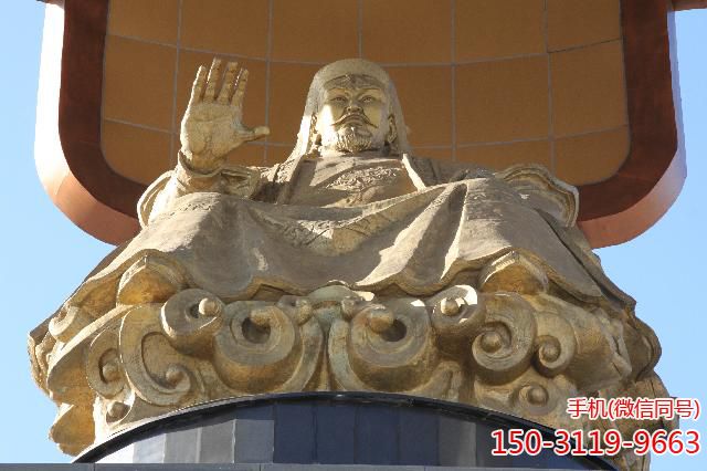 成吉思汗鑄銅雕像 近照 成吉思汗鑄銅雕像 近照