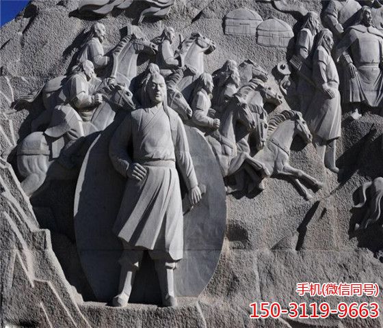 固始汗主題雕塑 固始汗主題雕塑