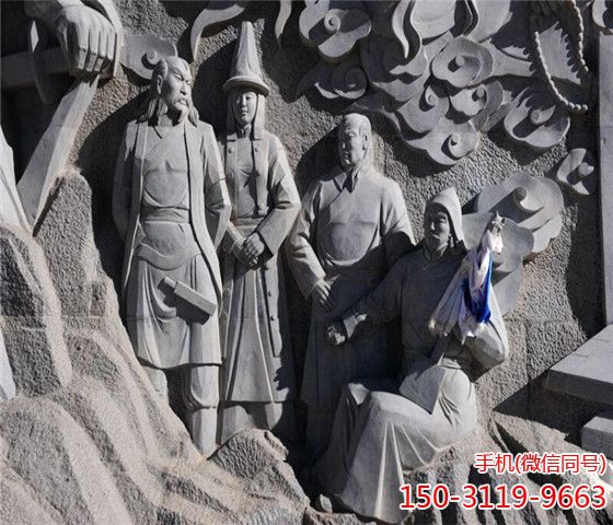 固始汗群雕 固始汗群雕