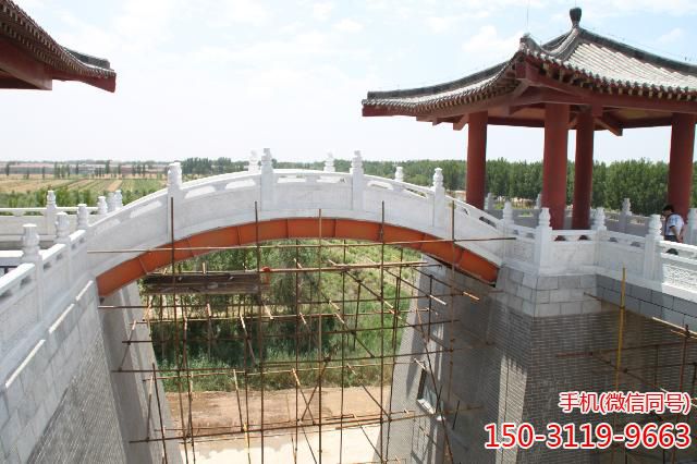 武城弦歌湖公園-漢白玉石拱橋 武城弦歌湖公園-漢白玉石拱橋