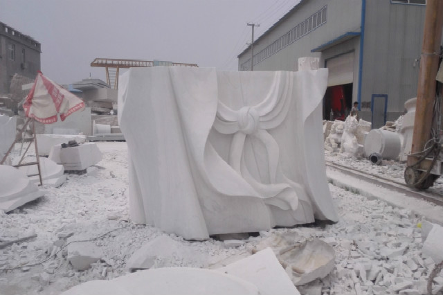 觀音雕刻第三部分,腹